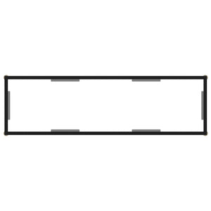 console Transparent 120x35x75 cm Verre trempé vidaXL