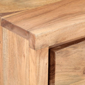 console 100x35x76 cm Bois d'acacia avec bord naturel vidaXL