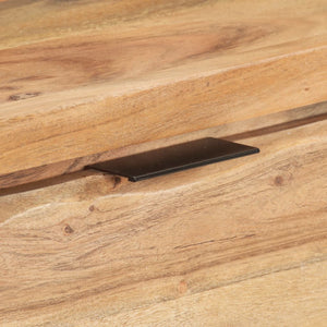 console 100x35x76 cm Bois d'acacia avec bord naturel vidaXL