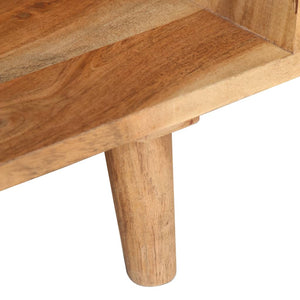 Meuble Tv 115X30X39 Cm Bois D'acacia Massif