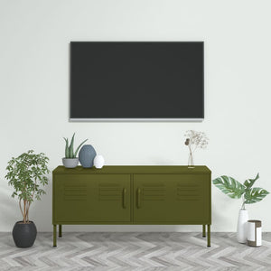 Meuble Tv 105X35X50 Cm Acier