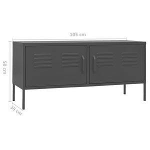 Meuble Tv 105X35X50 Cm Acier