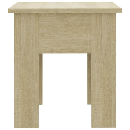Table basse chêne sonoma 40x40x42 cm bois d'ingénierie