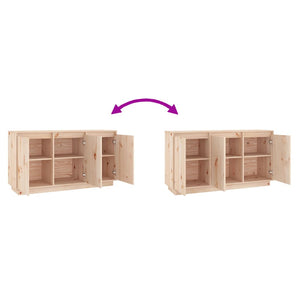 Buffet 111X34X60 Cm Bois Massif De Pin