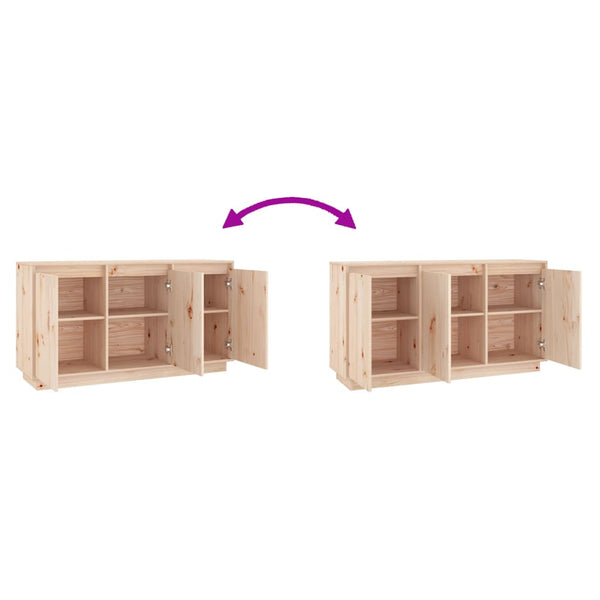 Buffet Pin Massif 111 cm — Brut, Vrai, Durable