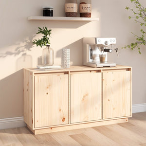 Buffet 111X34X60 Cm Bois Massif De Pin