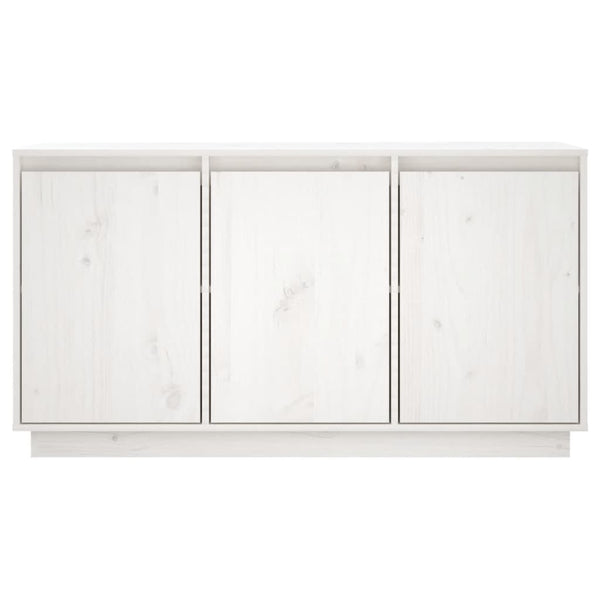 Buffet Pin Massif Blanc 111 cm — Épuré, Solide, Lumineux
