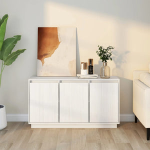 Buffet 111X34X60 Cm Bois Massif De Pin