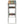 console argenté acier inoxydable/bois massif récupération vidaXL