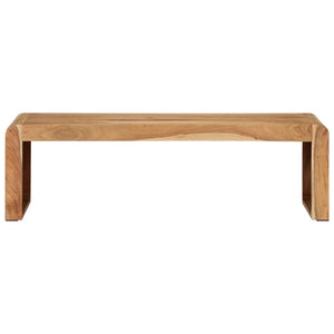 Meuble Tv 110X33X33 Cm Bois D'acacia Massif