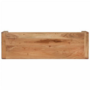 Meuble Tv 110X33X33 Cm Bois D'acacia Massif