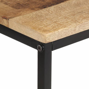 console 70x35x70 cm bois de manguier massif brut vidaXL