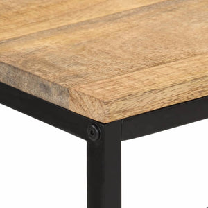 console 100x35x70 cm bois de manguier massif brut vidaXL