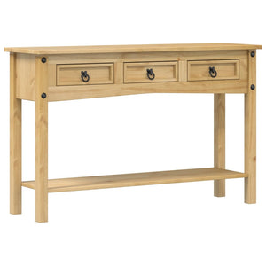 console Corona 114x34,5x73 cm bois de pin massif vidaXL