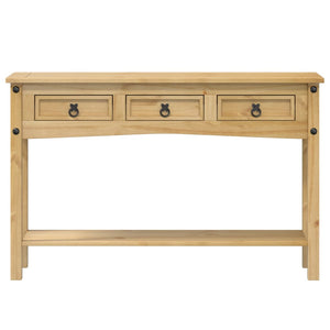 console Corona 114x34,5x73 cm bois de pin massif vidaXL