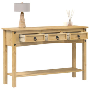 console Corona 114x34,5x73 cm bois de pin massif vidaXL