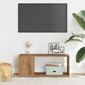 Meuble Tv Bois D'ingénierie Chêne Artisanal