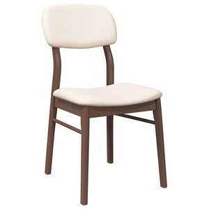 Ensemble 2 Chaises à Manger Marron Bois Massif confortables - Chaises de cuisine