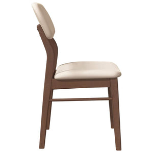 Ensemble 2 Chaises à Manger Marron Bois Massif confortables - Chaises de cuisine