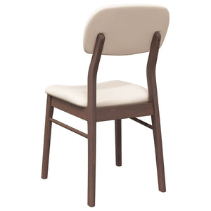 Ensemble 2 Chaises à Manger Marron Bois Massif confortables - Chaises de cuisine