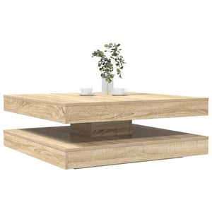Table Basse Rotative À 360 Degrés 90X90X34,5 Cm