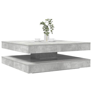 Table Basse Rotative À 360 Degrés 90X90X34,5 Cm