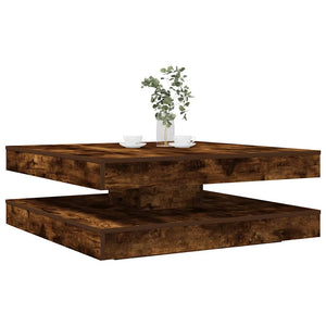 Table Basse Rotative À 360 Degrés 90X90X34,5 Cm