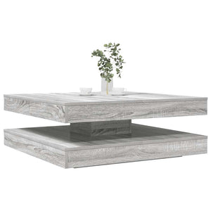 Table Basse Rotative À 360 Degrés 90X90X34,5 Cm