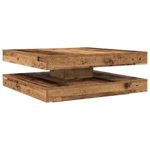 Table Basse Rotative À 360 Degrés 90X90X34,5 Cm