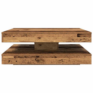 Table Basse Rotative À 360 Degrés 90X90X34,5 Cm