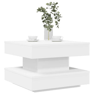 Table Basse Rotative À 360 Degrés 90X90X34,5 Cm