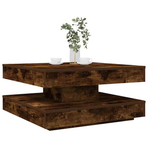 Table Basse Rotative À 360 Degrés 90X90X34,5 Cm