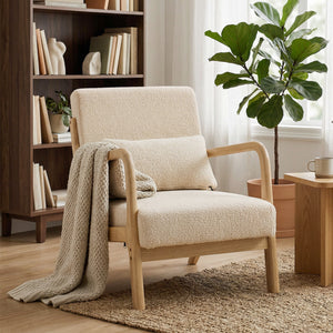 Fauteuil lounge 3 coussins, assise profonde cosy - Fauteuil