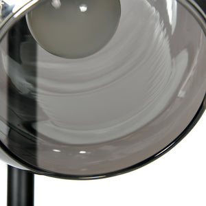 Vue complémentaire de la lampe à trois globes