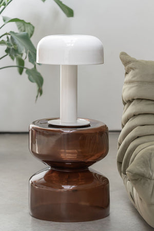 Table d’appoint Side table Doble chocolate brown : caractère et fonctionnalité - Tables d'appoint