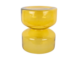 Table d'appoint Side Doble mango yellow, meuble idéal pour un salon chaleureux - Tables d'appoint