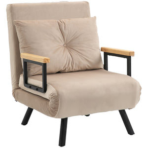 Fauteuil convertible 3 en 1, lit 1 place dossier 5 pos - Fauteuil