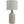 Lampe de Table avec Base en Céramique et Abat-Jour en Lin, Lampe de Chevet Rétro avec Culot E27, Blanc et Sable