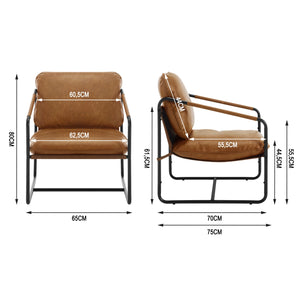 Fauteuil Bronx dimensions