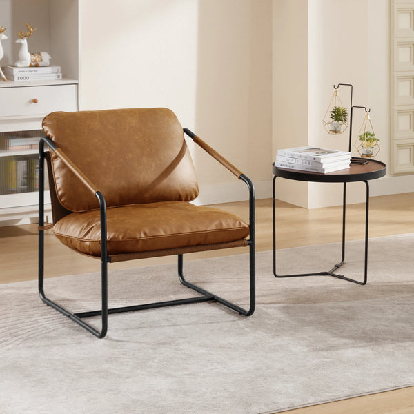 Fauteuil Bronx – Élégance Industrielle en Cuir Synthétique BB'art meuble & déco