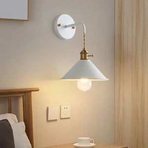 Applique murale Retro Loft – Luminaire rétro en métal blanche
