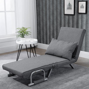 Fauteuil chauffeuse convertible 1 place, lit d'appoint - Fauteuil