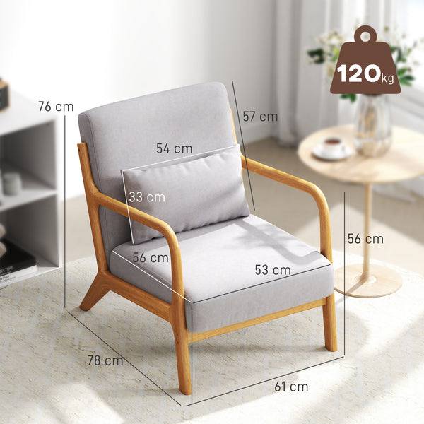 Fauteuil lounge 3 coussins, assise profonde cosy