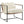 Fauteuil d'appoint rembourré, assise confort salon - Fauteuil