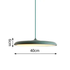 Suspensions modernes Art Danois Métal LED