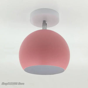 Globo Spot – Plafonnier moderne coloré en métal, culot E27 - applique murale
