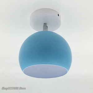 Globo Spot – Plafonnier moderne coloré en métal, culot E27 - applique murale