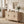 Buffet salon, meuble de rangement ovale avec 6 portes et 2 étagères réglables, 147x40x76cm, chêne
