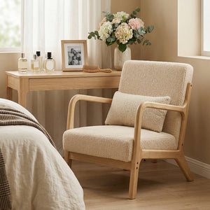 Fauteuil lounge 3 coussins, assise profonde cosy - Fauteuil