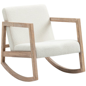 Fauteuil à bascule d'allaitement au confort moelleux